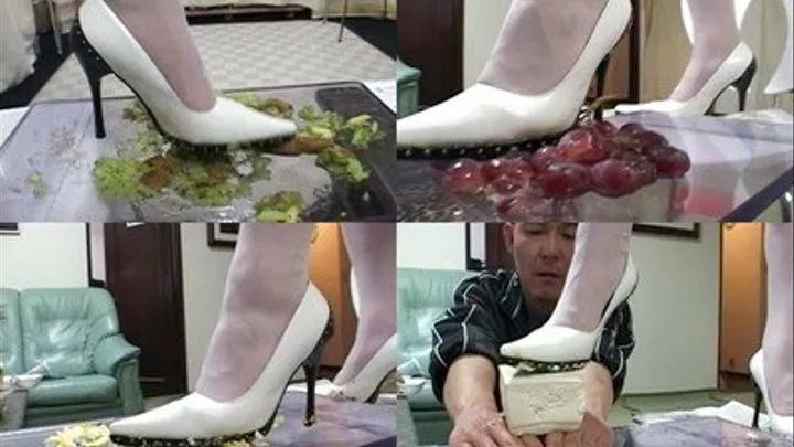 Foods Squashed By Heels Bound To Be Eaten By Slave! - Full version ( - AVI Format)