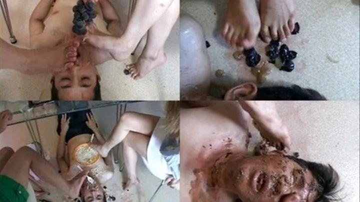 Slave Fed Through Dominatrixes Foot! - Full version ( - AVI Format)