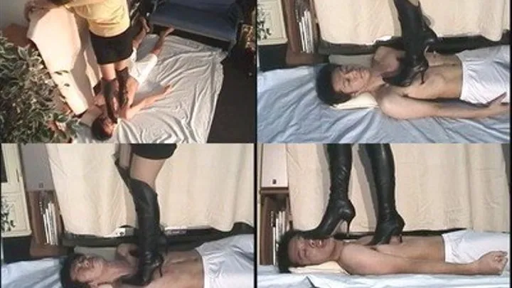 Lazy Boy Wants Massage! Mistress Granted It In Femdom Style! - Part 2 ( - AVI Format)