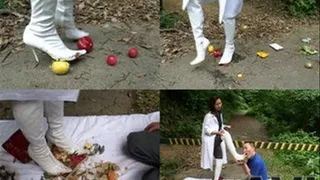 Clumsy Slave Emptied Picnic Basket! Mad Domina Bound To Let Him Suffer! - Full version (Faster Download - ))