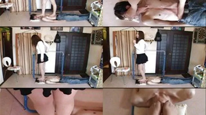 Mistress Puts Her Weight On Lazy Slave - PM-002