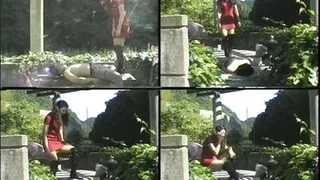 Domina soaks man up in the sun and still beats him up - Full version ( - AVI Format)