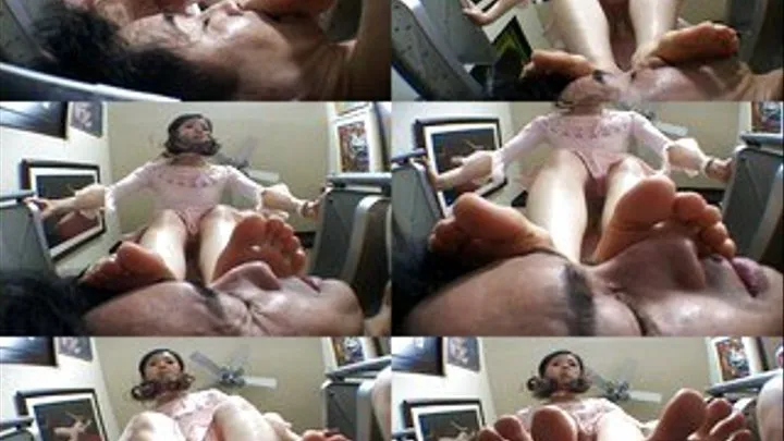 Feet Dominate Slave's Face - PT-001 - Part 2 (Faster Download)