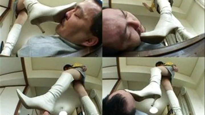 Man gets gagged by domme's dirty boots - Full version (Faster Download - )