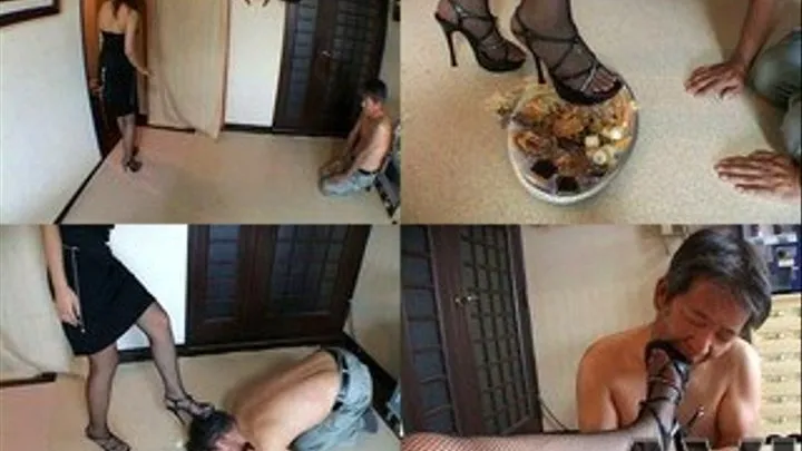 Bounty food is bound to be eaten by slave... on domme's heels - Full version (Faster Download - )