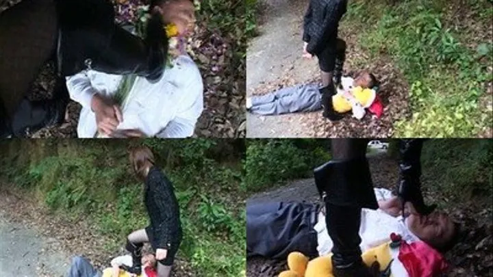 Man on the ground seems and he's given a toy and flowers - Full version ( - AVI Format)