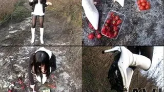 Strawberries are spoiled as domme crushes it on mud - Full version (Faster Download - ))