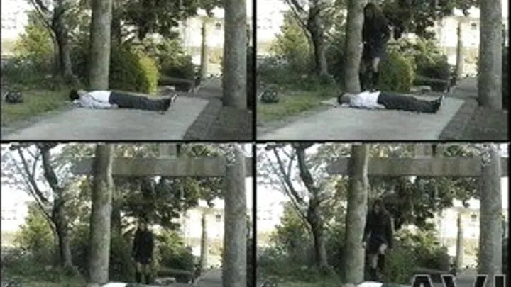 Man is lying in the streets, waiting for someone to walk over him - Part 1 (Faster Download - ))