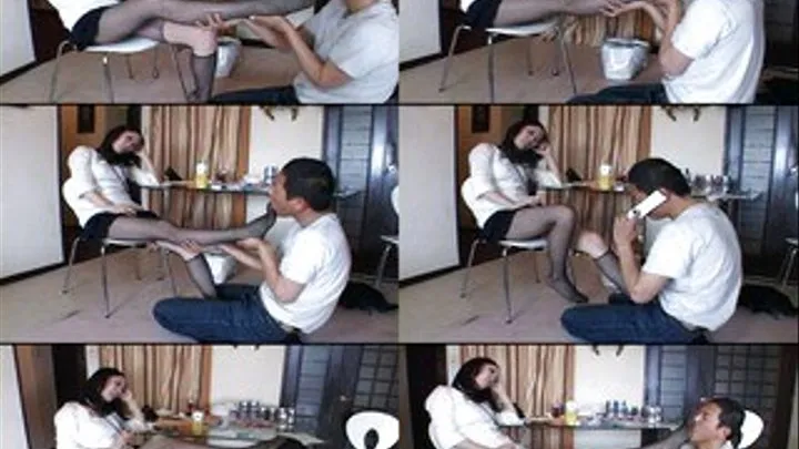 Pleasure The Mistress' Feet In Stockings - SQ-001 - Part 3 (Faster Download)