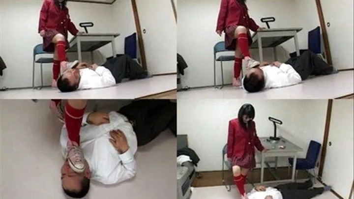 Teacher Trampled By Japanese Schoolgirl - Part 2 ( - AVI Format)