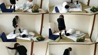 Lazy Old Man Suffers Nonstop Kicking - SS-039 - Part 3 (Faster Download)