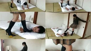 Tired Head Gets Painful Kicking - SS-033 - Full version