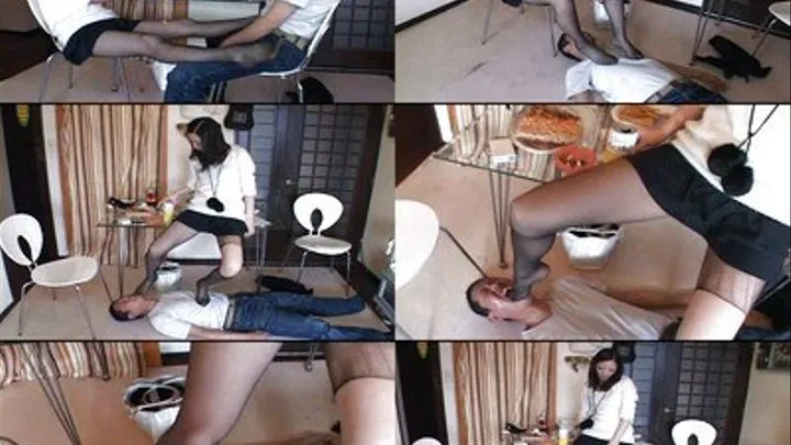 Pleasure The Mistress' Feet In Stockings - SQ-001 - Part 2 ( - AVI Format)