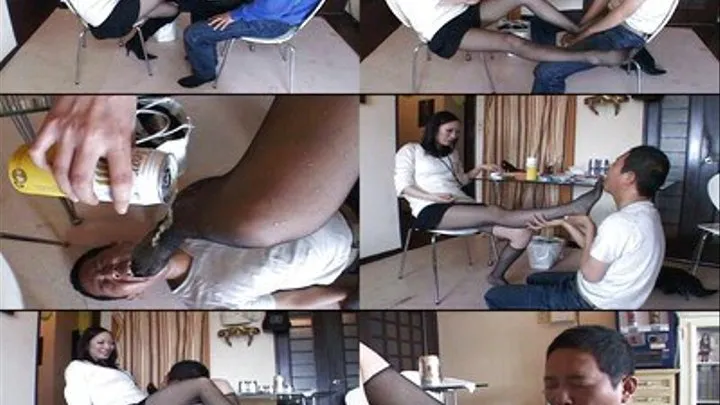 Pleasure The Mistress' Feet In Stockings - SQ-001 - Full version ( - AVI Format)