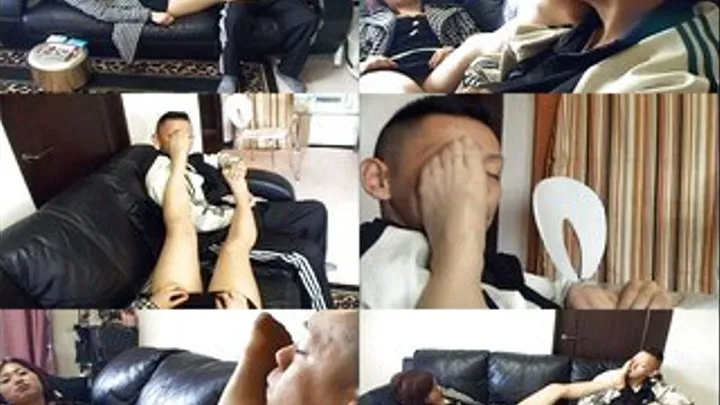 Submissive Boyfriend Pleasure Girlfriend's Feet - SS-042 - Part 4 (Faster Download - )