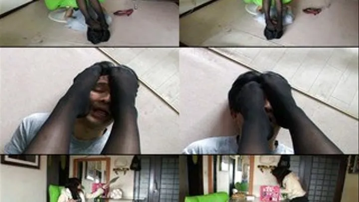 Human Foot Stool At Work - FT-001 - Part 2 (Faster Download - )