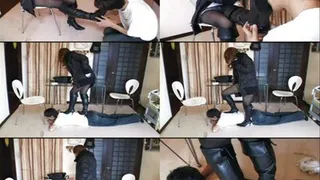 Trampling On A Slave's Back!!! - HQ-001 - Part 2 ( - AVI Format)