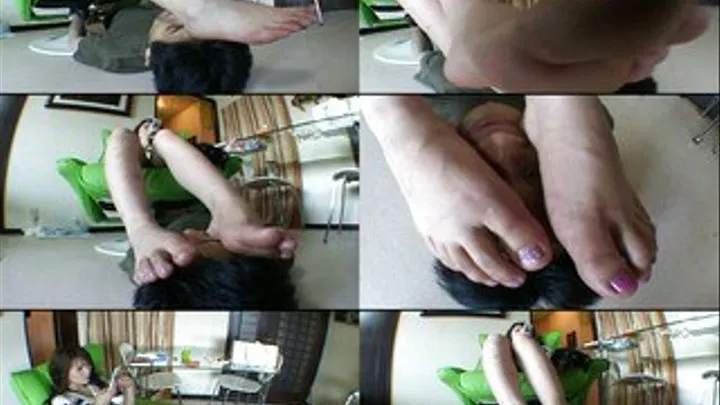 Human Foot Stool At Work - DP-001 - Part 2 (Faster Download - )