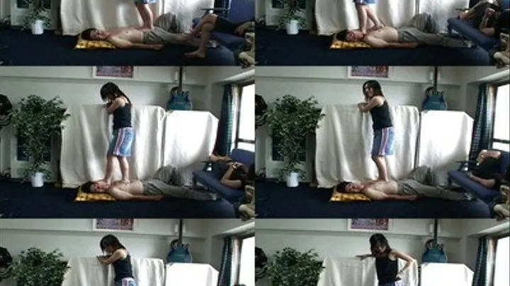 Cousins Take Turns Trampling on Professor Part 3 - FP-037 ( - AVI Format)