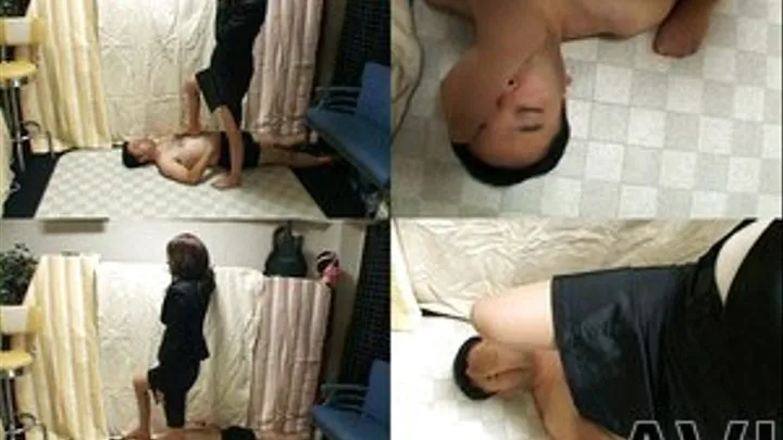 Tired man is punished by trampling on his face and body - Part 1 (Faster Download - ))