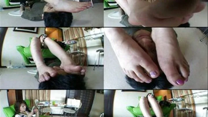 Human Foot Stool At Work - DP-001 - Part 2 (Faster Download)