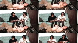 Naughty Ladies Read While Feet Rest On Slave's Face - FP-033 - Part 1 (Faster Download)