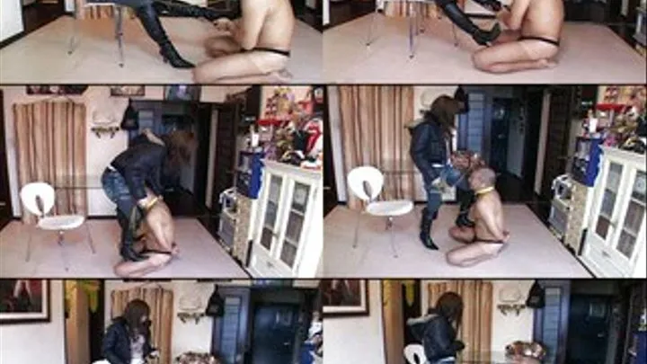 Submissive Ponyboy Dominated By Mistress' Boots - HK-001 - Part 2 (Faster Download)