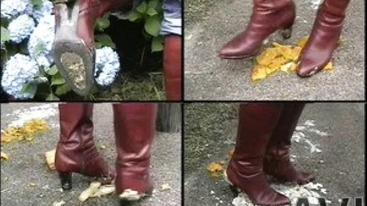 Foods are spoiled after domme steps on them outdoors - Full version (Faster Download - ))