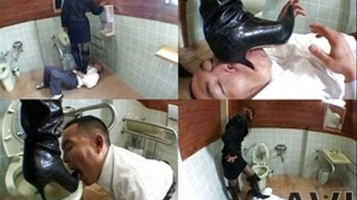 Man is beaten up in a public toilet after trying to a domina - Full version (Faster Download - ))