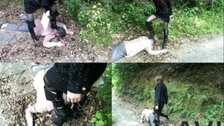 Domme plan to kick man out to a deep cliff! - Part 5 (Faster Download - ))