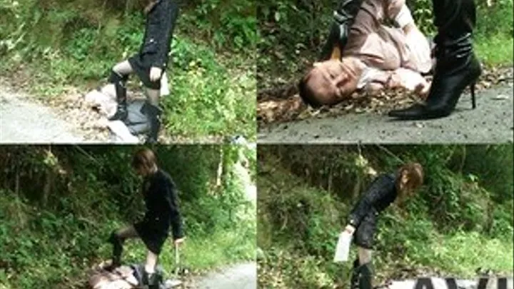 Domme plan to kick man out to a deep cliff! - Part 1 (Faster Download - ))