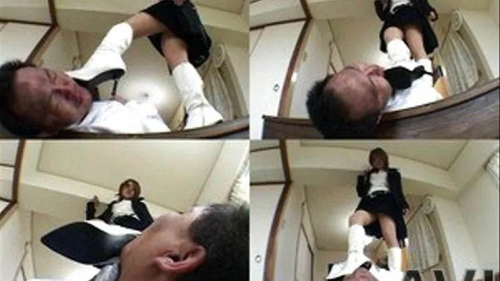 Domme goes up beside napping man to punish him for laziness - Part 2 (Faster Download - ))