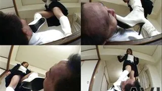 Domme goes up beside napping man to punish him for laziness - Full version (Faster Download - ))