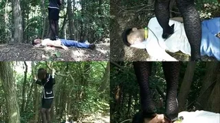 Man got his body trampled while in the woods - - AVI Format