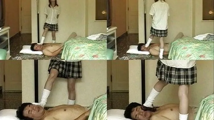Lady tries to wake up tired boy with her stinky socks - Full version ( - AVI Format)