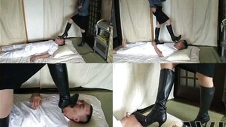 Get awaken with pain brought by domme's high heeled boots - Part 1 (Faster Download - ))