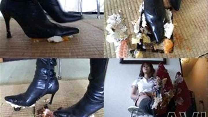 Mistress has no mercy when it comes to food and her pointed boots - Full version (Faster Download - ))