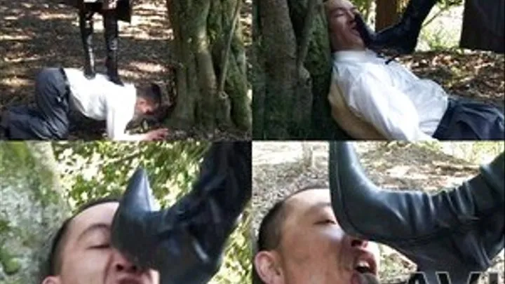 Dominated Outdoors By Her Boots - Part 2 (Faster Download - ))