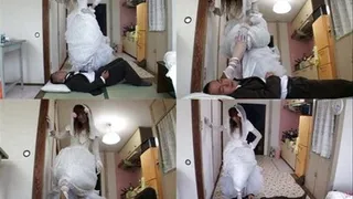 Bride Tramples Worthless Husband - Part 2 ( - AVI Format)