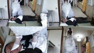 Bride Tramples Worthless Husband - Part 1 ( - AVI Format)