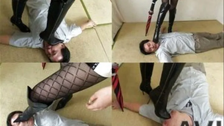 Mistress Dominates With Heels And Umbrella - Part 3 (Faster Download - ))