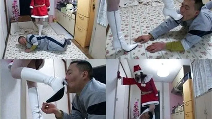 Lady Santa Comes To Man's Home To Give His Femdom Wish! - Part 2 ( - AVI Format)