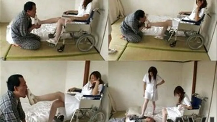 Old Man Suffers Foot Domination By Her Private Nurses - Part 1 (Faster Download - ))