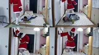 Lady Santa Comes To Man's Home To Give His Femdom Wish! - Part 3 ( - AVI Format)