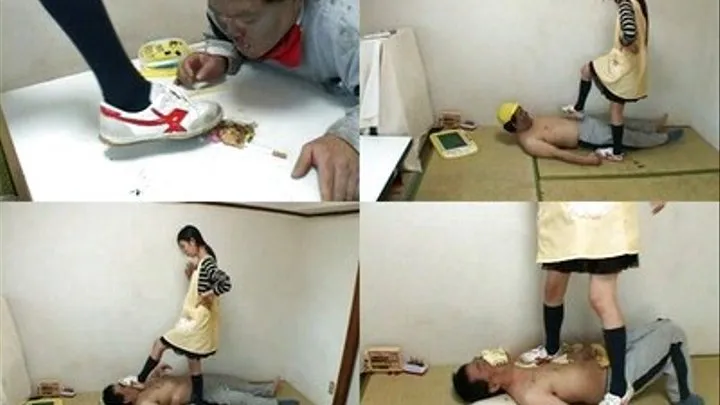 Poor Boy Suffers Mistress' Dominating Acts As He Takes His Snack - Full version ( - AVI Format)