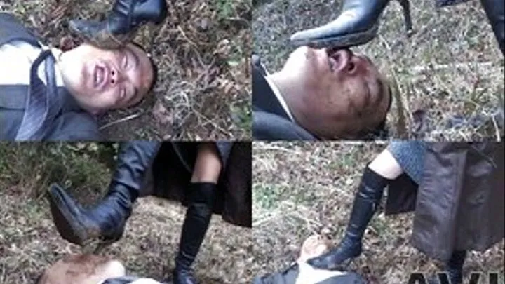 Dirty Muddy Boots Gets Straight Into Poor Boy's Mouth - Part 2 (Faster Download - ))