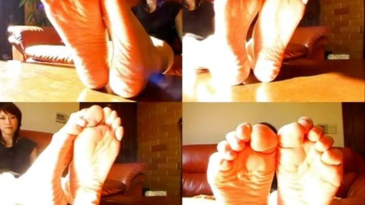 Mistress Loves To Play With Her Long Feet For Foot Fetish! - Part 2 ( - AVI Format)