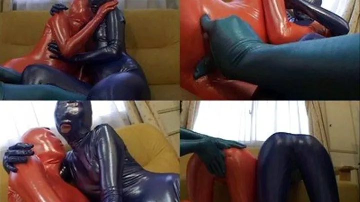 Three Lesbians Enjoys Playing Each Other's Pussy! While On Their Latex Costume! - Part 1 ( - AVI Format)