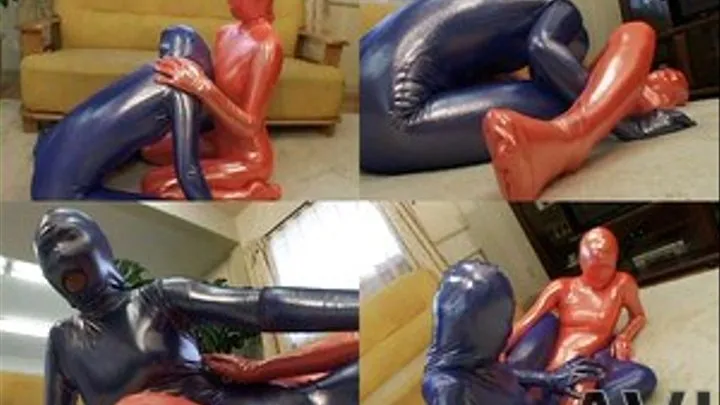 Lesbians Please Each Other By Pussy Eating While On Their Latex Costume - Full version (Faster Download - )