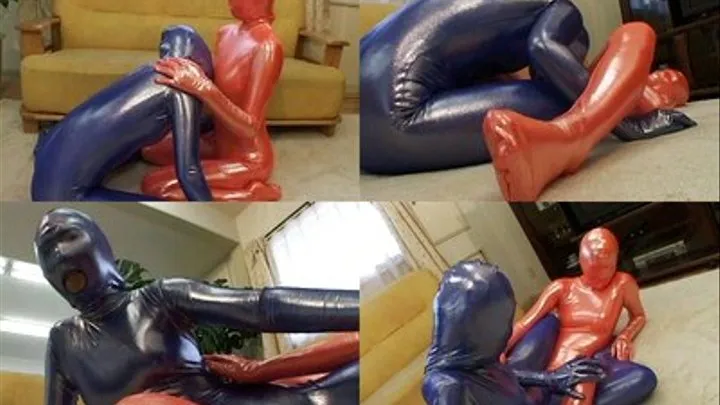 Lesbians Please Each Other By Pussy Eating While On Their Latex Costume - Full version ( - AVI Format)